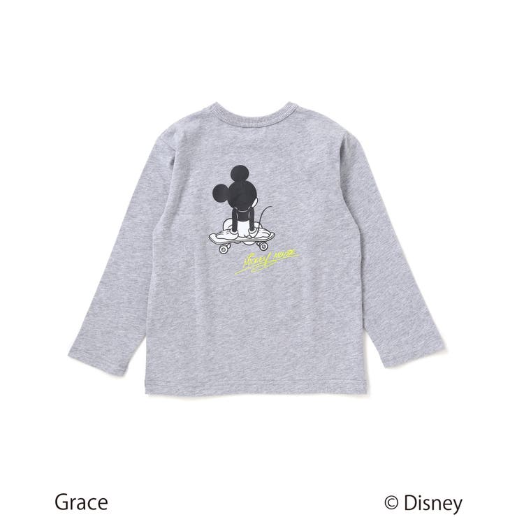 【Disney(ディズニー)】プリント天竺長袖Tシャツ(90~130cm) | BeBe | 詳細画像9 