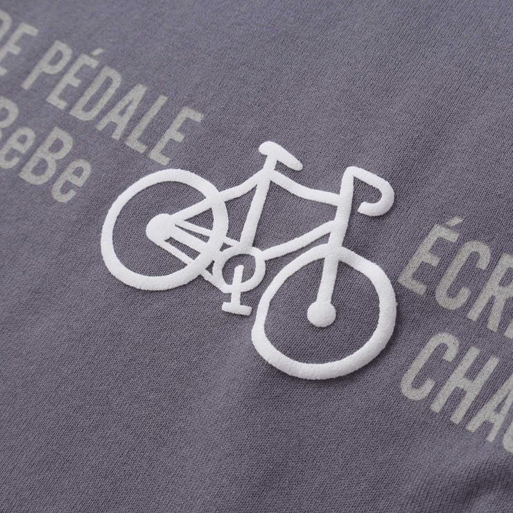 【抗菌防臭 UVカット】自転車プリントライン天竺長袖Tシャツ(90~130cm) | BeBe | 詳細画像11 