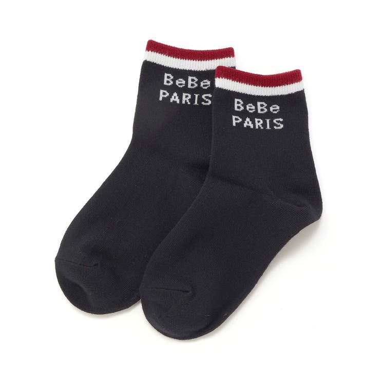 トリコカラー配色クルーソックス(11~24cm) | BeBe | 詳細画像1 