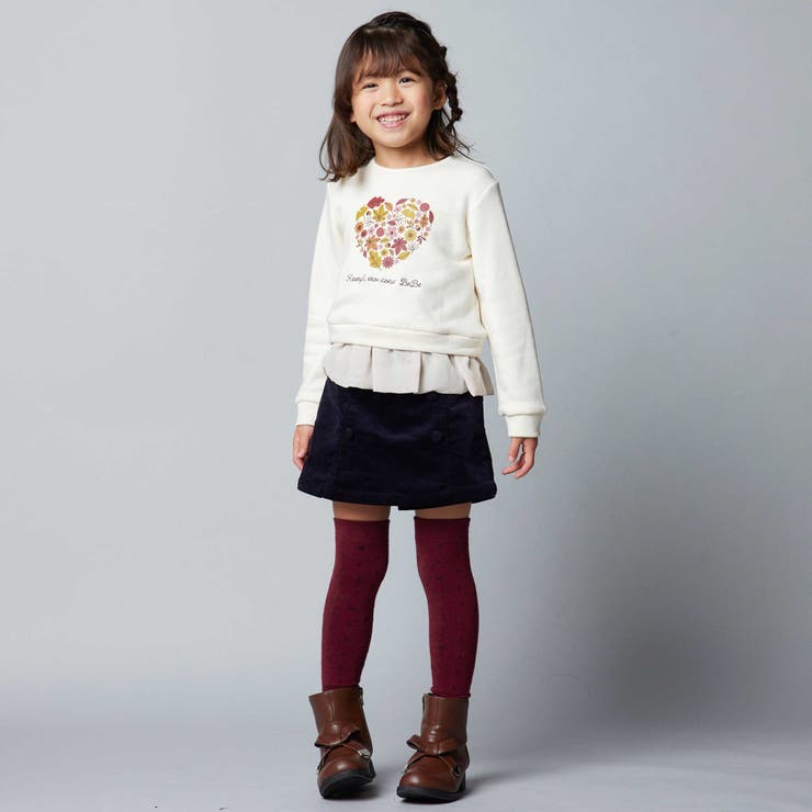 ハートドットニーハイソックス(15~24cm) | BeBe | 詳細画像7 