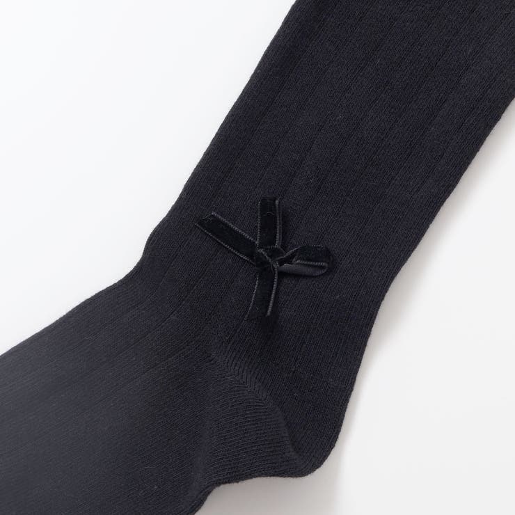 サイドリボンリブタイツ(80~140cm) | BeBe | 詳細画像4 