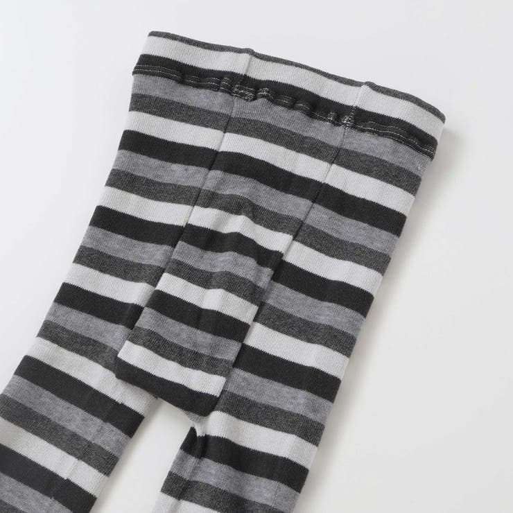 マルチボーダーレギンス+ショートルーズソックスセット(80~140cm) | BeBe | 詳細画像4 