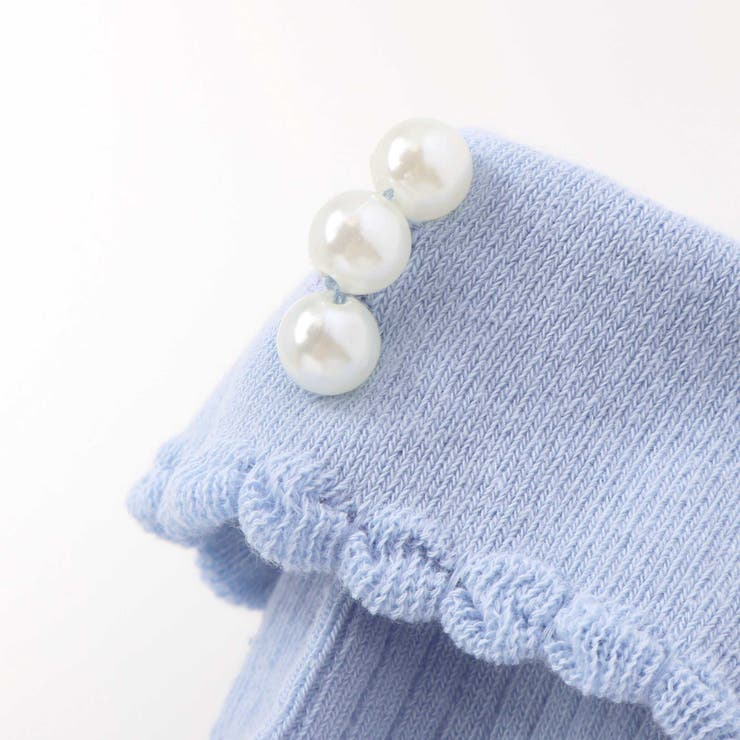 パールモチーフ折り返しソックス(11~24cm) | BeBe | 詳細画像5 