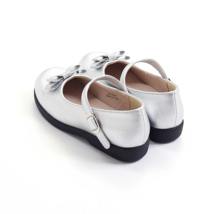 ラメリボンストラップシューズ(17~21cm) | BeBe | 詳細画像2 