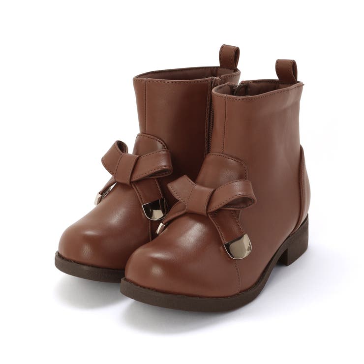 メタルポイントリボンショートブーツ(16~21cm) | BeBe | 詳細画像6 