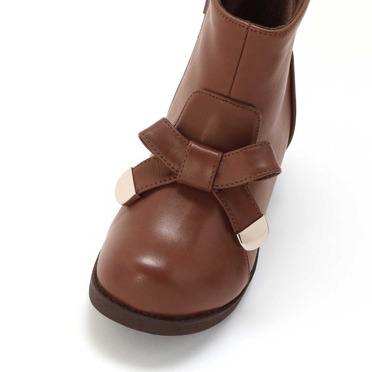 メタルポイントリボンショートブーツ(16~21cm) | BeBe | 詳細画像9 