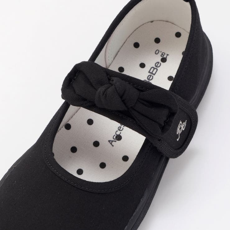 リボン付きベルクロストラップシューズ(13~19cm) | BeBe | 詳細画像5 