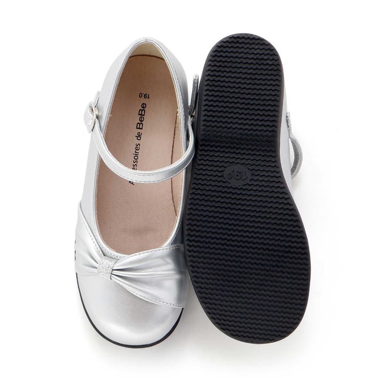 ギャザーリボンストラップシューズ(17~21cm) | BeBe | 詳細画像13 