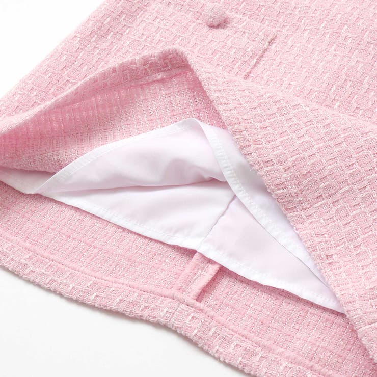 【お揃い】ブロッサムラメツイードパフスリーブワンピース(80~90cm) | BeBe | 詳細画像11 