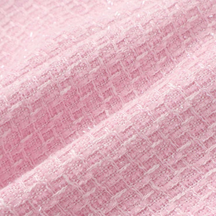 【お揃い】ブロッサムラメツイードパフスリーブワンピース(80~90cm) | BeBe | 詳細画像12 