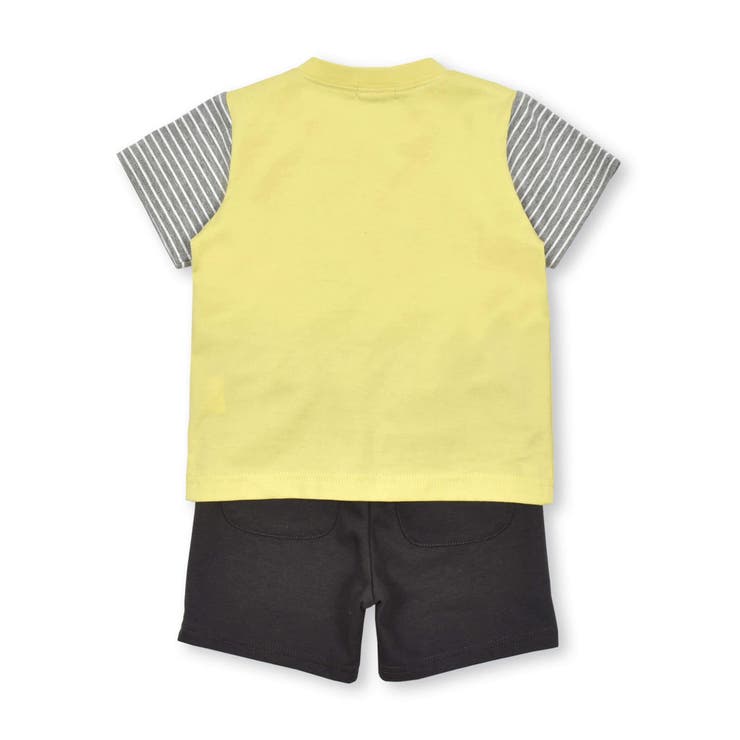 ひよこ水兵プリント切り替えTシャツ+パンツセット(80~90cm) | BeBe | 詳細画像15 