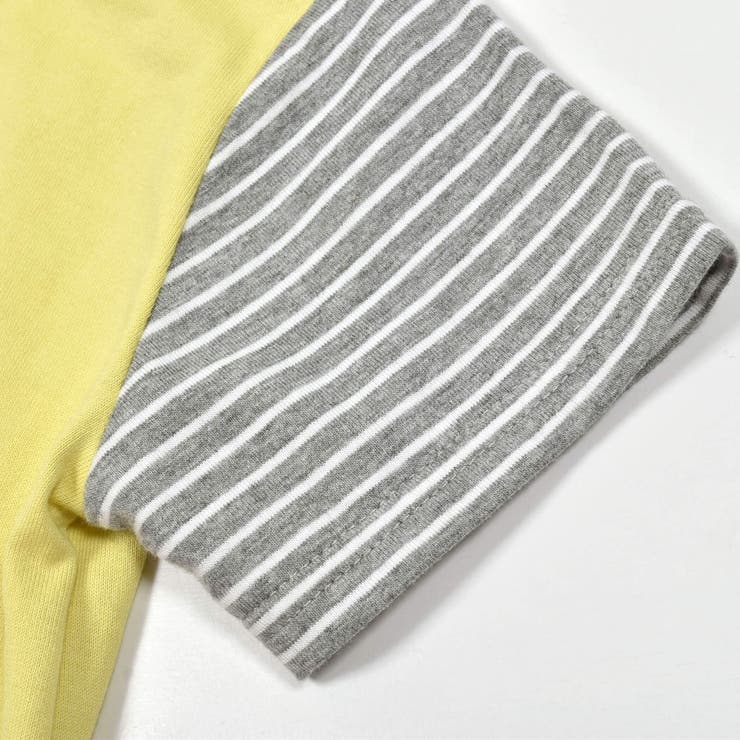 ひよこ水兵プリント切り替えTシャツ+パンツセット(80~90cm) | BeBe | 詳細画像20 