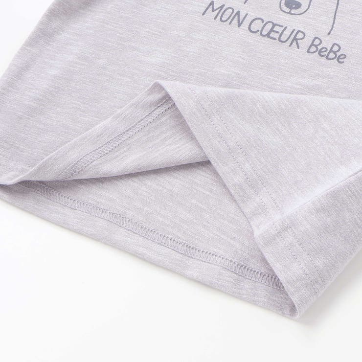 Oursプリント長袖Tシャツ+ストレッチデニムジョガーパンツ 2点セット | BeBe | 詳細画像13