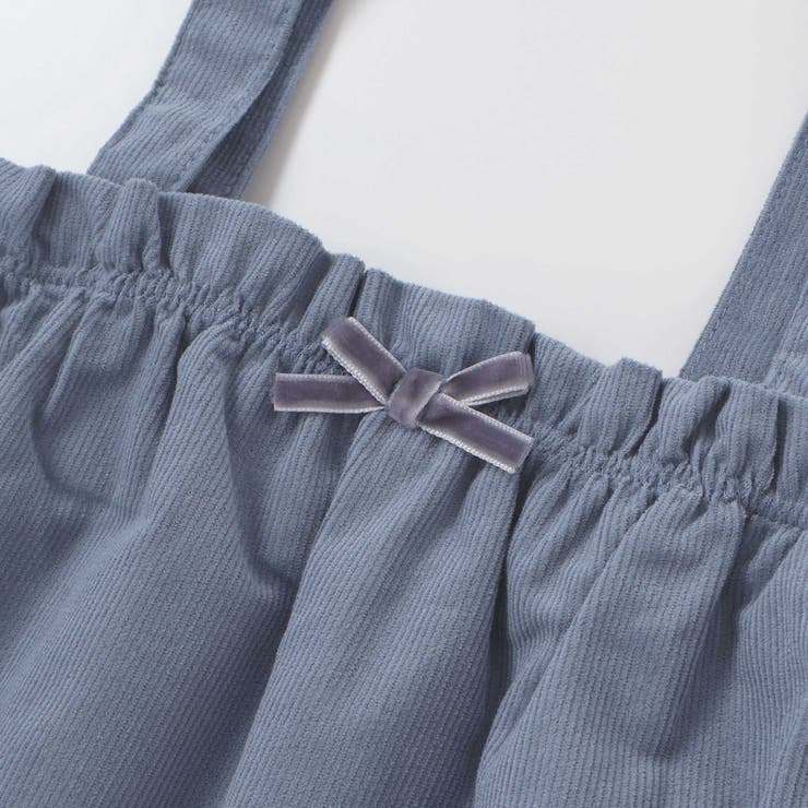 シャツコールビスチェ+ドット長袖Tシャツセット(90~100cm) | BeBe | 詳細画像16 