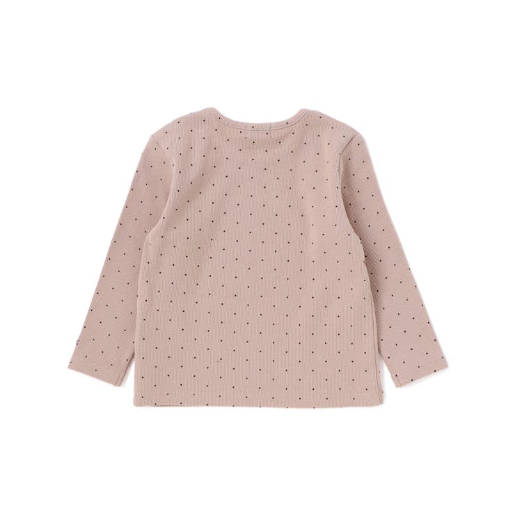 シャツコールビスチェ+ドット長袖Tシャツセット(90~100cm) | BeBe | 詳細画像3 