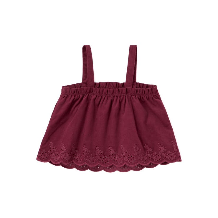 シャツコールビスチェ+ドット長袖Tシャツセット(90~100cm) | BeBe | 詳細画像4 