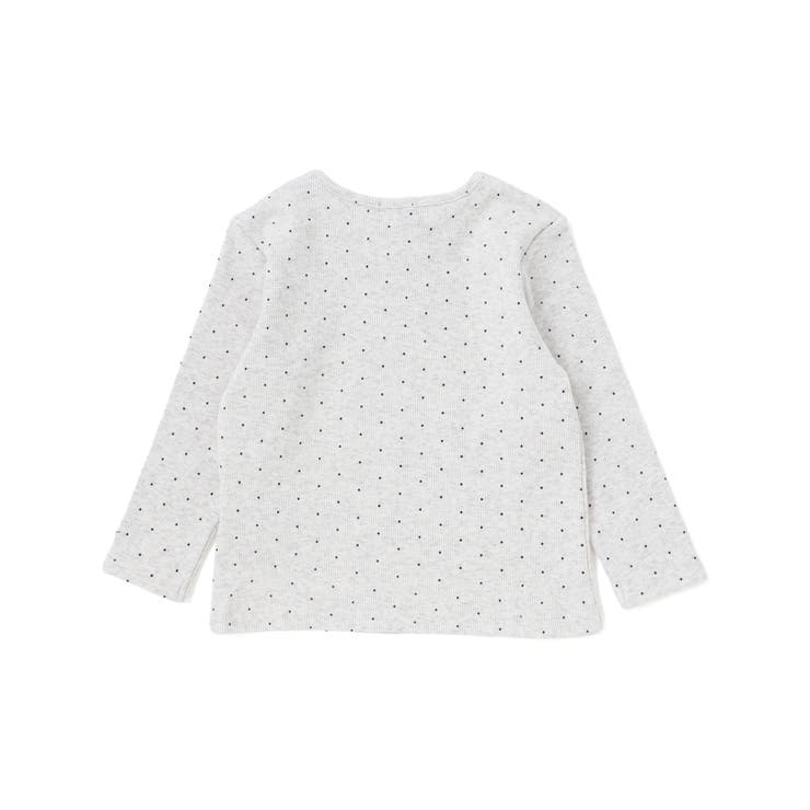 シャツコールビスチェ+ドット長袖Tシャツセット(90~100cm) | BeBe | 詳細画像7 