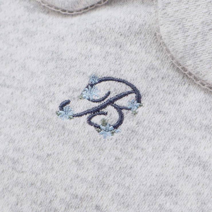 針抜き丸襟長袖ブラウス+サスペンダースカートセット(80~100cm) | BeBe | 詳細画像11 