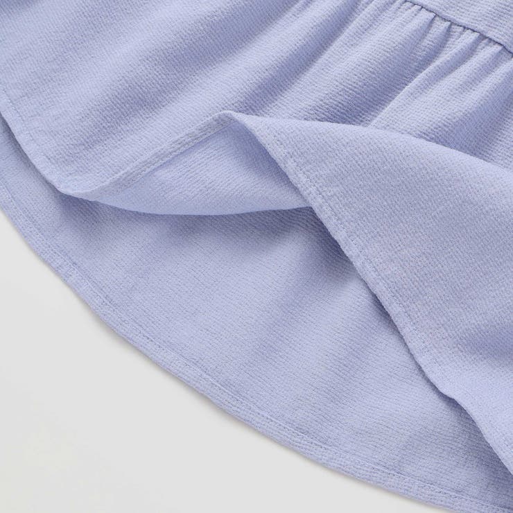 針抜き丸襟長袖ブラウス+サスペンダースカートセット(80~100cm) | BeBe | 詳細画像20 