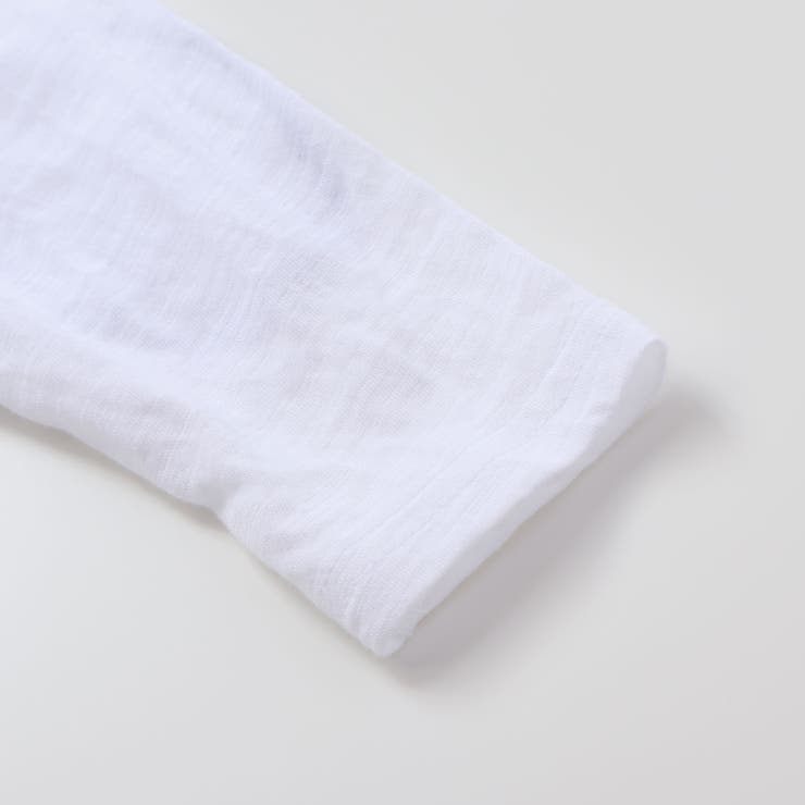 スラブ天竺肘パッチ長袖Tシャツ+オーバーオールセット(80~90cm) | BeBe | 詳細画像19 