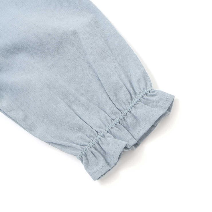 スクエアフリルお花刺しゅう長袖フレアブラウス(80~100cm) | BeBe | 詳細画像10 