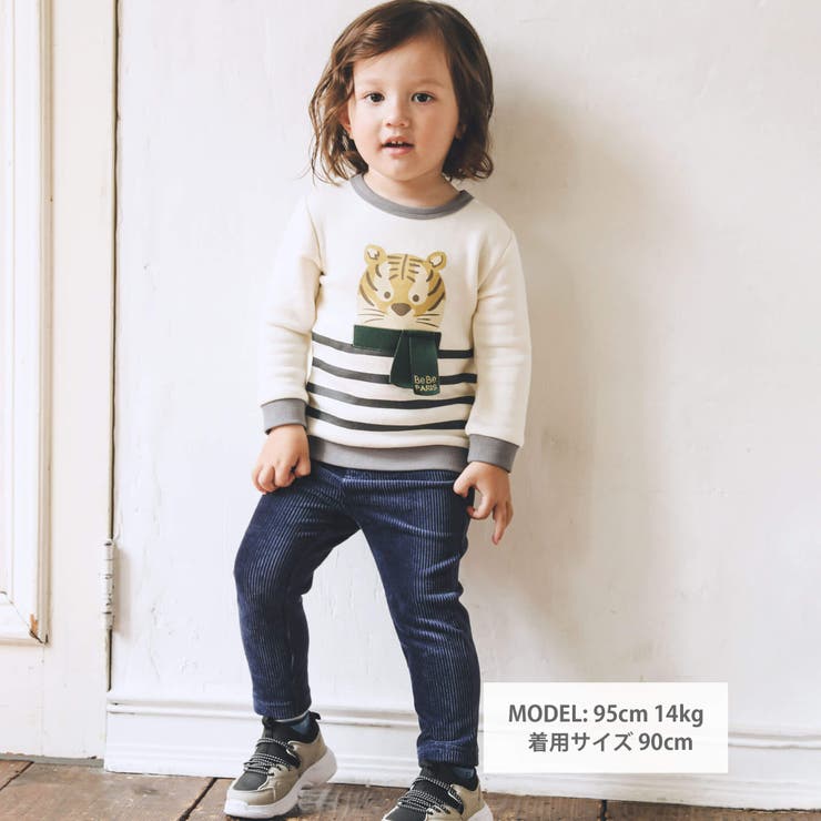 ニットコールストレッチパンツ(80~90cm) | BeBe | 詳細画像2 