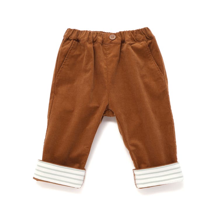 シャツコール裾ボーダーテーパードパンツ(80~100cm) | BeBe | 詳細画像7