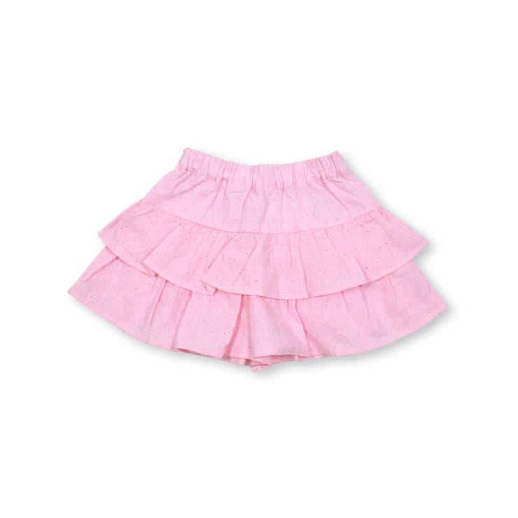 フラワーレースティアードキュロットパンツ(80~90cm) | BeBe | 詳細画像4 