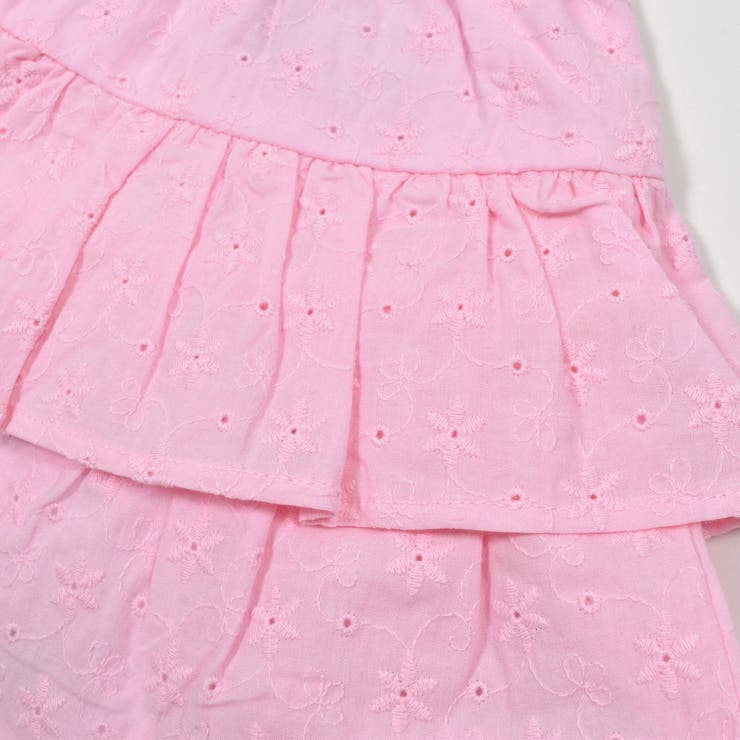 フラワーレースティアードキュロットパンツ(80~90cm) | BeBe | 詳細画像7 