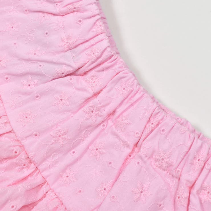 フラワーレースティアードキュロットパンツ(80~90cm) | BeBe | 詳細画像8 