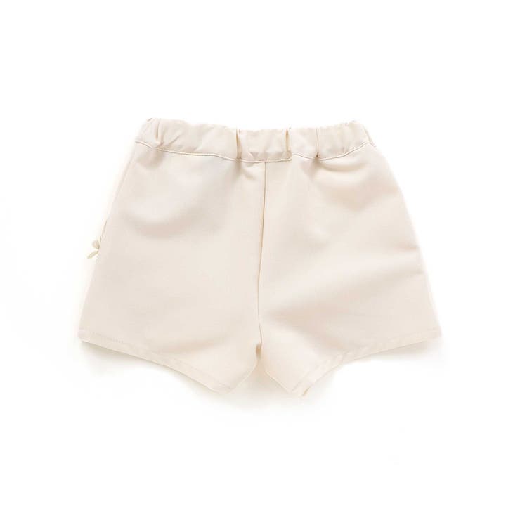 ツイルストレッチフラワーレースショートパンツ(80~90cm)[品番