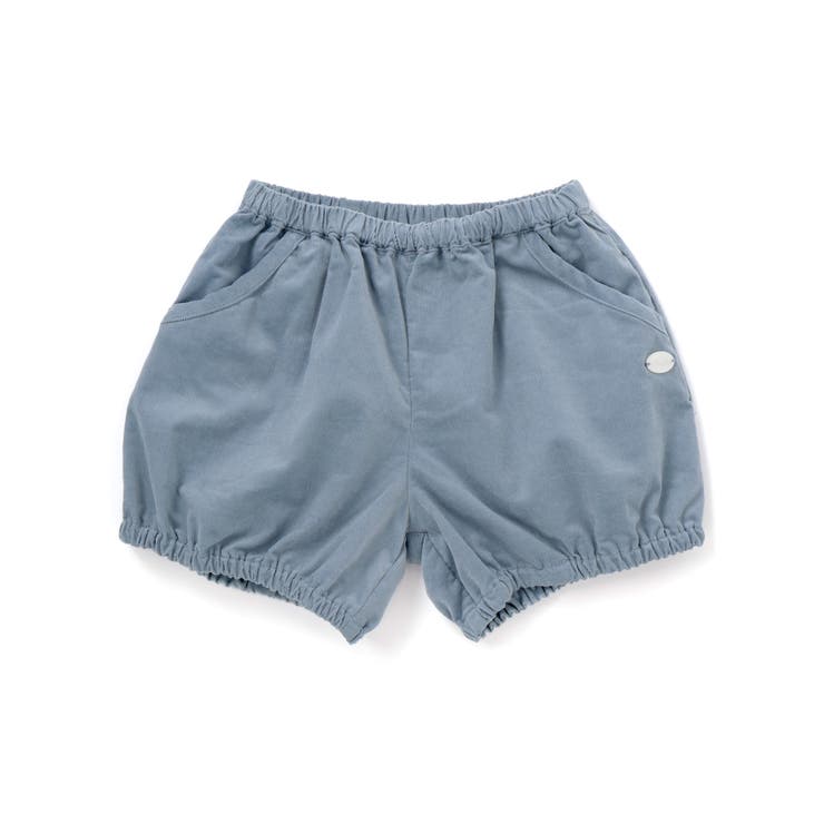 ブルー | シャツコールカボチャパンツ(80~100cm) | BeBe