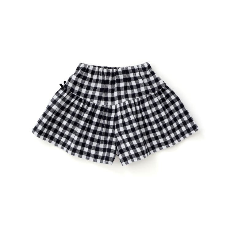 【お揃い】ネルギンガムチェックギャザーキュロットパンツ(80~100cm) | BeBe | 詳細画像6 