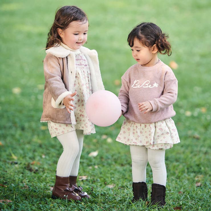 【お揃い】小花柄シャツコールペプラムカボチャパンツ(80~100cm) | BeBe | 詳細画像4 