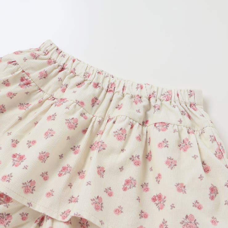 【お揃い】小花柄シャツコールペプラムカボチャパンツ(80~100cm) | BeBe | 詳細画像9 