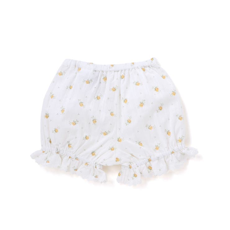 【お揃い】花柄裾レースフリルブルマ(80~90cm) | BeBe | 詳細画像9 