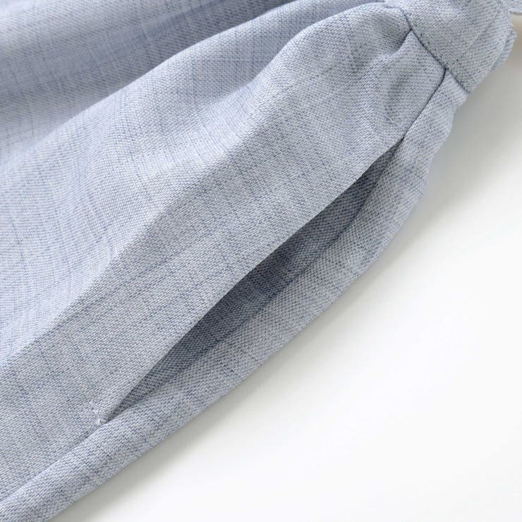 リネン調メランジサスペンダー付きギャザースカート(80~100cm) | BeBe | 詳細画像14 