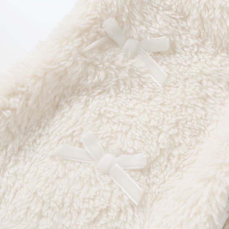 リボンモチーフボアベスト(90~100cm) | BeBe | 詳細画像10 