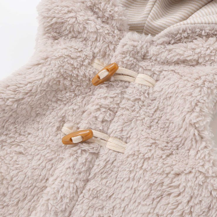 トグルボタンフード付きボアベスト(90~100cm) | BeBe | 詳細画像11 