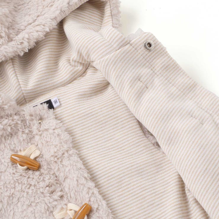 トグルボタンフード付きボアベスト(90~100cm) | BeBe | 詳細画像15 