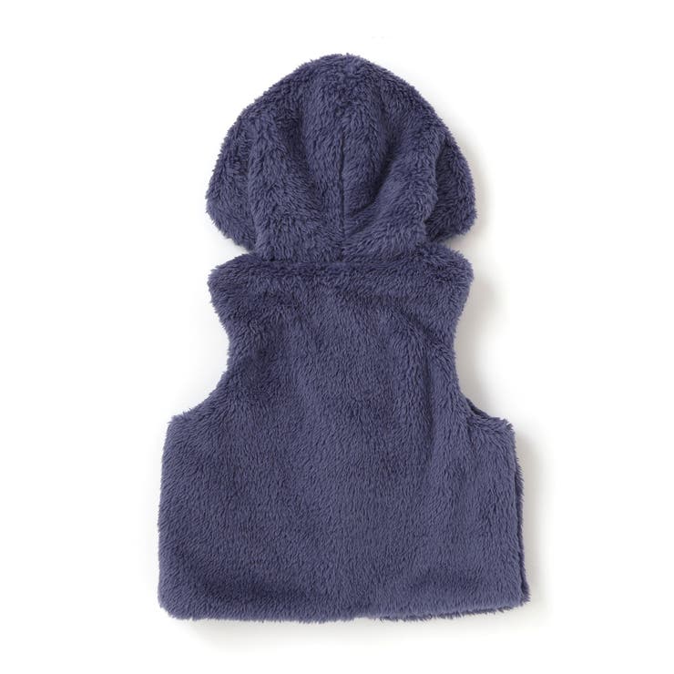 トグルボタンフード付きボアベスト(90~100cm) | BeBe | 詳細画像7 