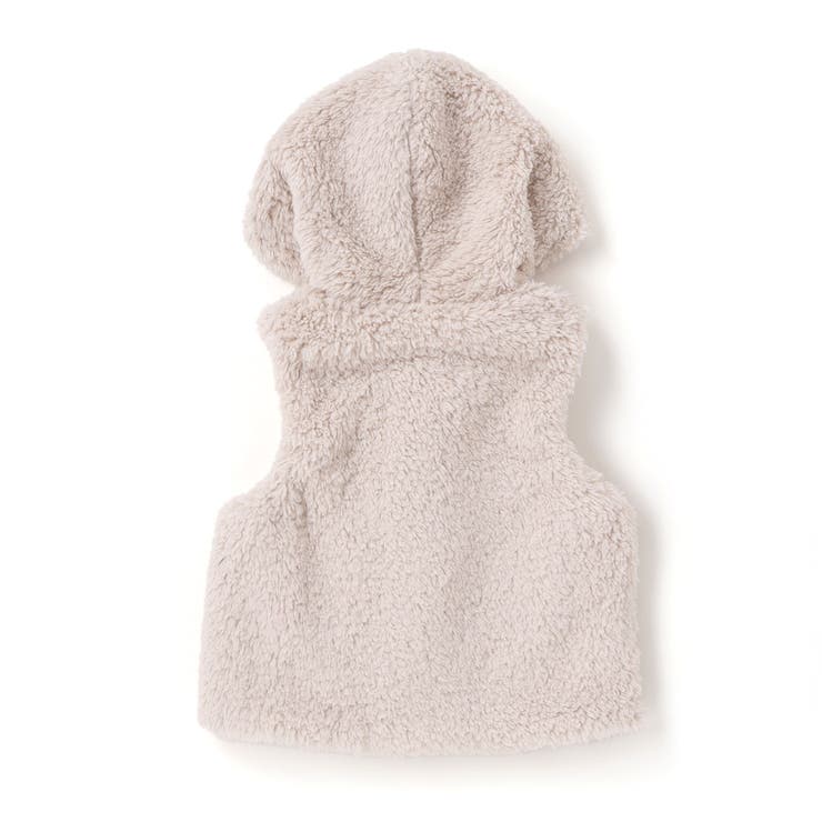 トグルボタンフード付きボアベスト(90~100cm) | BeBe | 詳細画像9 