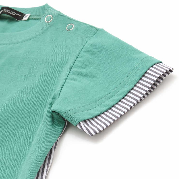 ネクタイプリントブロード切替半袖Tシャツ(80~90cm) | BeBe | 詳細画像11 