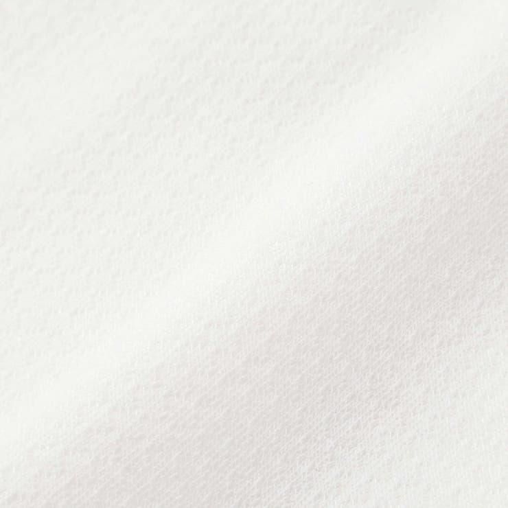 【お揃い】フラワープリントスカラップ襟半袖針抜きTシャツ(80~100cm) | BeBe | 詳細画像14 