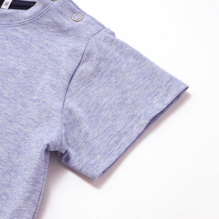 メランジ天竺車プリント半袖Tシャツ(80~100cm) | BeBe | 詳細画像14 