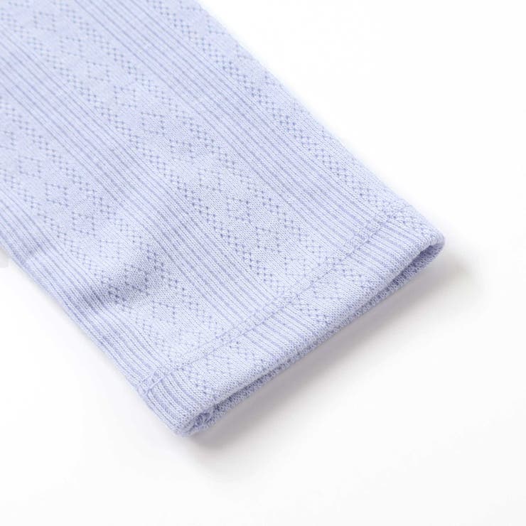 針抜きローズ刺しゅう長袖Tシャツ(80~100cm) | BeBe | 詳細画像13 