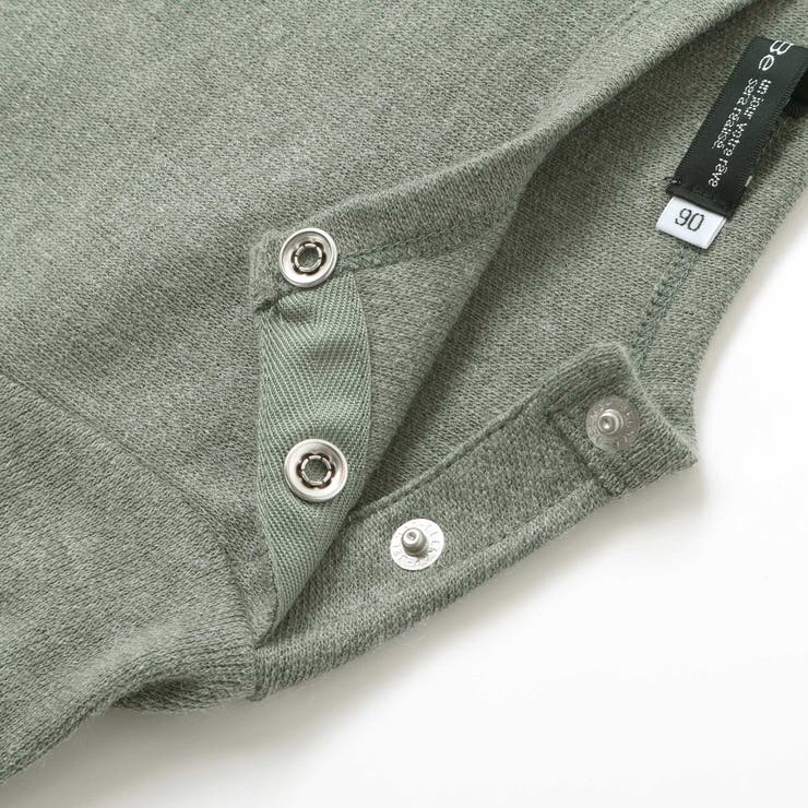 Beパッチ刺しゅうスムース長袖Tシャツ(80~100cm) | BeBe | 詳細画像10 