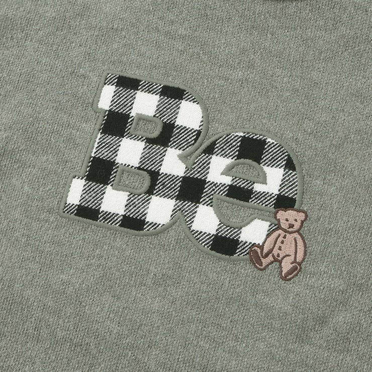 Beパッチ刺しゅうスムース長袖Tシャツ(80~100cm) | BeBe | 詳細画像11 