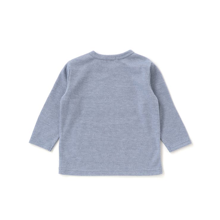 Beパッチ刺しゅうスムース長袖Tシャツ(80~100cm) | BeBe | 詳細画像6 