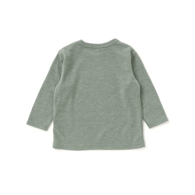 Beパッチ刺しゅうスムース長袖Tシャツ(80~100cm) | BeBe | 詳細画像8 